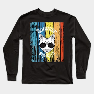 Vintage cat Long Sleeve T-Shirt